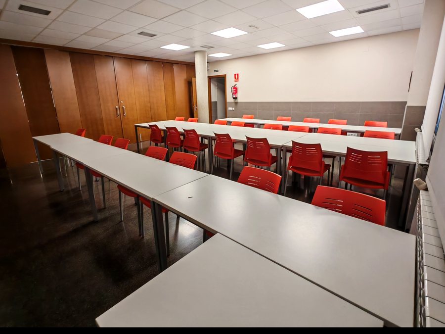 La sala gran del club