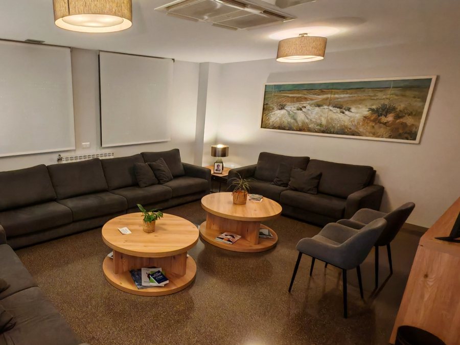 La sala d'estar del club